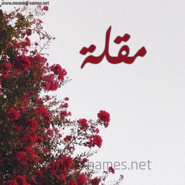 شكل 18 صوره الورد الأحمر للإسم بخط رقعة
